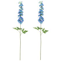 kohteita Delphinium Artificial in Blue Garden Flower L88cm 2kpl