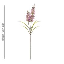 kohteita Keinotekoinen delphinium-kukkakoriste moderniin kotiin 100 cm