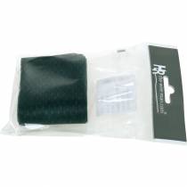 kohteita Seppeleiden käärintäteippi 6 cm Roomalainen fleece-kääreteippi olkiseppeleille