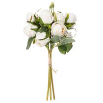 kohteita Tyylikäs ruusukimppu pöytäkoristeeseen, 31 cm, 3 kpl