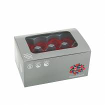 kohteita Säilötyt ruusut keskikokoiset Ø4-4,5cm punaiset 8 kpl