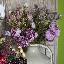 Ruusunoksa Silkkikukkapöytäkoristelu Art Rose Purppura Antiikki L53cm