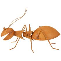 kohteita Ruostekoriste Ant Metal Decoration Ruostefiguuri Puutarha 21,5cm