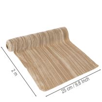kohteita Pöytäliina samettinauha murskattu sametti 25cm 2m