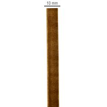 kohteita Koristeellinen samettinauha, kapea, 10 mm leveä, 20 m pitkä, rullassa