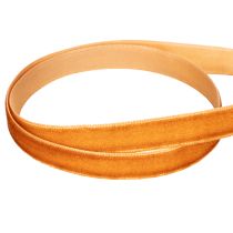 kohteita Koristeellinen samettinauha koristeluun, rullassa, 10 mm leveä, 20 m pitkä