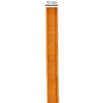 kohteita Koristeellinen samettinauha koristeluun, rullassa, 10 mm leveä, 20 m pitkä