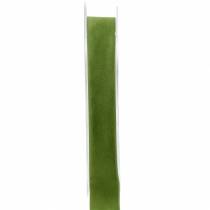 Samettinauha vihreä 15mm 7m