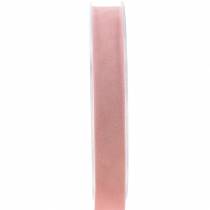 kohteita Vaaleanpunainen samettinauha 15mm 7m