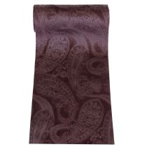 kohteita Velvet Ribbon Pöytälenkki Purppura Pöytänauha Paisley Kuvio 150mm 3m