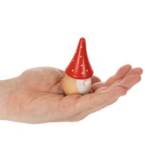 kohteita Mini Gnome Figuuri Kärpässieni Pöytäkoriste 10cm 6kpl
