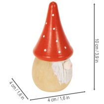 kohteita Mini Gnome Figuuri Kärpässieni Pöytäkoriste 10cm 6kpl