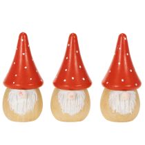 kohteita Mini Gnome Figuuri Kärpässieni Pöytäkoriste 10cm 6kpl