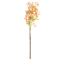 kohteita Tekokukka orkidean oksa oranssi filigraani huonekoriste 110cm 3kpl