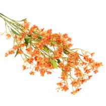 kohteita Tekokukka orkidean oksa oranssi filigraani huonekoriste 110cm 3kpl
