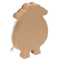 kohteita Puinen lammaskoriste, söpö koristehahmo kevääseen ja pääsiäiseen, pöytäkoriste, 11 cm, 6 kpl