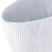 kohteita Soikea metallikulho valkoista hopeaa 32,5cm/37cm 2 kpl sarja