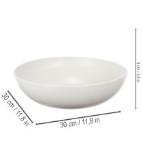 kohteita Suuri pyöreä kulho, monikäyttöinen koristekulho, 30 cm