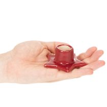 kohteita Tähdenmuotoinen kynttilänjalka kartiokynttilöille, adventti ja joulu, 8 cm, 2 kpl
