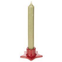 kohteita Tähdenmuotoinen kynttilänjalka kartiokynttilöille, adventti ja joulu, 8 cm, 2 kpl