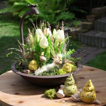 kohteita Istutuskulho, ihanteellinen katseenvangitsija ulkoalueille, hanaelementillä, 36 cm