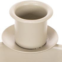 kohteita Kynttilänjalka, jossa 4 pidikettä, moderni adventtiseppele, beige, 15 cm
