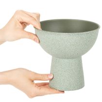 kohteita Moderni pyöreä ruukku korkealla jalustalla, 18 cm