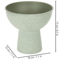 kohteita Moderni pyöreä ruukku korkealla jalustalla, 18 cm
