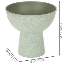 kohteita Moderni pyöreä ruukku korkealla jalustalla, 18 cm