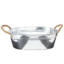 kohteita Soikea kulho 35cm x 21.5cm K11.5cm, kiiltävä sinkki