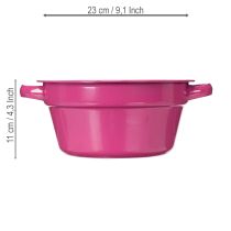 kohteita Metallinen istutusruukku, kesäkoriste olohuoneeseen, 23 cm, 3 kpl