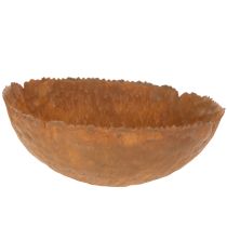 kohteita Pyöreä metallikulho ruosteenkestävällä pintakuvioinnilla, 20 cm