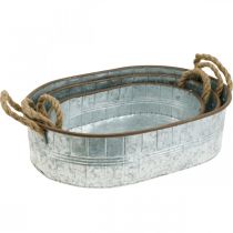 kohteita Ruukku kahvoilla, yrttikulho, järjestelypohja hopea, ruskea L39/35,5/32 cm K10/8,5/7 cm 3 kpl setti