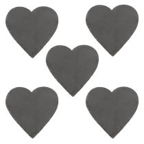 kohteita Liuskekivinen sydämenmuotoinen koriste tyylikkääseen pöytäkoristeluun ja luoviin ideoihin