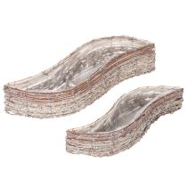 kohteita Pitkulainen pajuruukku foliolla, koristeellinen kulho, 45 cm, 1 sarja