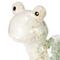 kohteita Keraaminen kilpikonnahahmo katseenvangitsijana olohuoneessa, koristeellinen hahmo, 22 cm