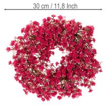 kohteita Tekokukkaseppele, vauvanhengitys-koriste, 30 cm