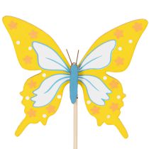 kohteita Kukkakoriste, askartelutarvikkeet, perhosaihe lahjapakkausten koristeluun, 28,5 cm, 12 kpl