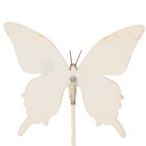 kohteita Kukkakoriste, askartelutarvikkeet, perhosaihe lahjapakkausten koristeluun, 28,5 cm, 12 kpl