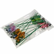 kohteita Koristeperhonen tikussa kukkatulppa kevätkoriste 16 kpl