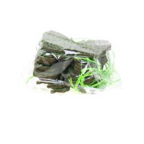 kohteita Koristeellinen ripustin perhonen vihreä glitter 8cm 12 kpl