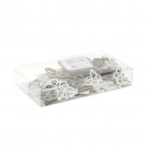 kohteita Puinen perhonen valkoinen/luonnollinen 3cm - 4,5cm 48 kpl