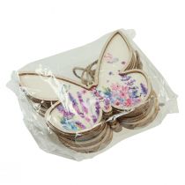 kohteita Butterfly puinen koristeripustin Liinavaatteet 11,5x9,5cm 6 kpl