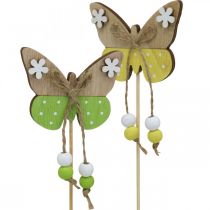 Kukkapuinen perhospuinen koriste liimaukseen 7×5cm 16kpl