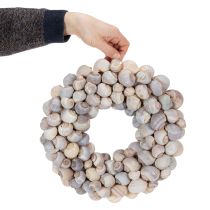 kohteita Etanaseppeli ripustettavaksi, koristeellinen seppele, merihenkinen, Nathai, Ø35cm