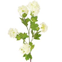 kohteita Lumipallo Keinotekoinen Viburnum Branch Valkoiset kukat L90cm