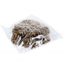 kohteita Lumihiutale kulta ripustettavaksi Ø8cm - Ø12cm 9kpl