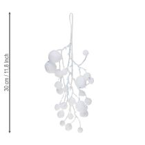 kohteita Lumihiutaleen koristeoksat ripustettavaksi glitteriin 30cm 2kpl