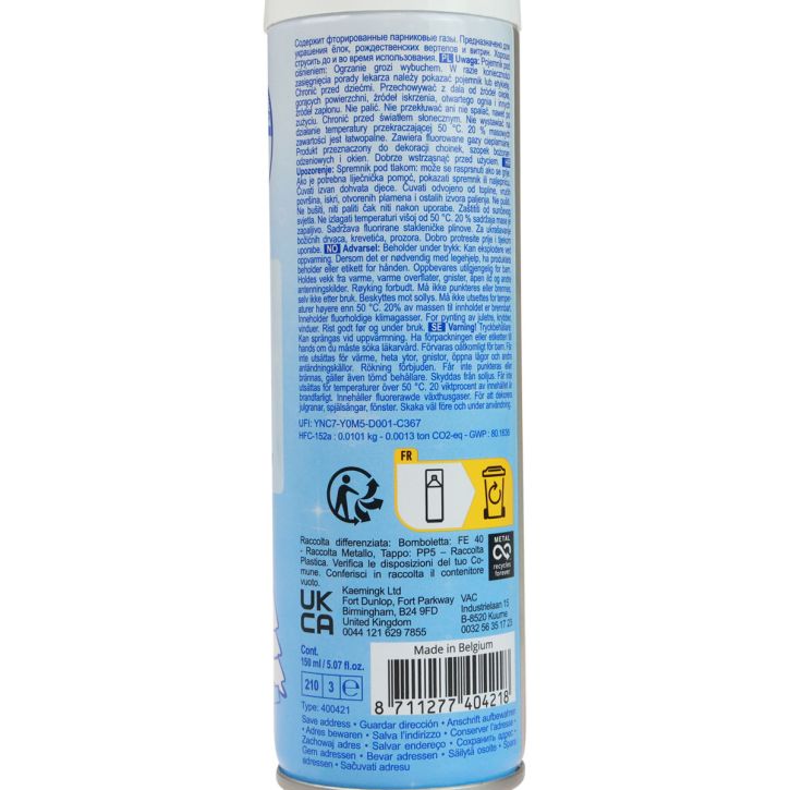 kohteita Lumisuihke, tekolumi, talvikoriste, 150ml