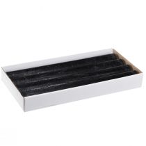 kohteita Mustat kynttilät yksiväriset tikkukynttilät 34x300mm 4 kpl